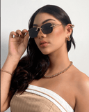 Gafas de sol cuadradas sin marco de metal - ArmasStyle