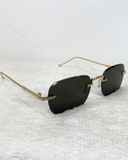 Gafas de sol cuadradas sin marco de metal - ArmasStyle