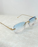 Gafas de sol cuadradas sin marco de metal - ArmasStyle
