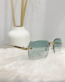 Gafas de sol cuadradas sin marco de metal - ArmasStyle