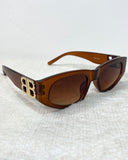 Gafas de sol de dama con detalle dorado - ArmasStyle