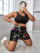 Leggins cortos estampado curvy - ArmasStyle