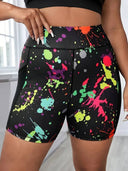 Leggins cortos estampado curvy - ArmasStyle