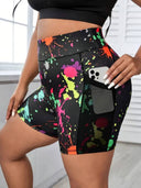Leggins cortos estampado curvy - ArmasStyle