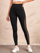 Leggins deportivo con malla y fruncido en la parte trasera - ArmasStyle