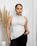 LUNARES blusa asimetrica de una manga - ArmasStyle