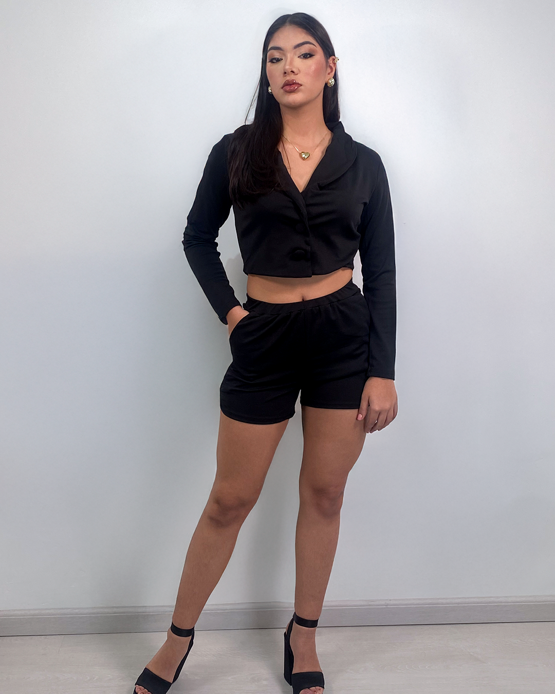 Conjunto de short y blazer