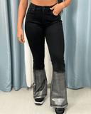 Pantalon acampanado con diseño en la bota - ArmasStyle