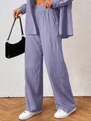 Pantalon ancho casual unicolor - ArmasStyle