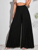 Pantalon plizado unicolor - ArmasStyle