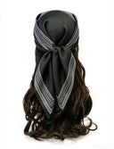Pañuelo de saten unicolor elegante con estampado de 70*70 cm - ArmasStyle