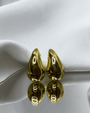 Pendientes de gota enchapados en oro 14k de acero inoxidable - ArmasStyle