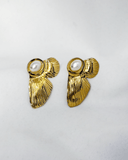 Pendientes de tachuela con diseño de ala de mariposa acero inoxidable - ArmasStyle