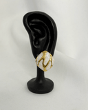 Pendientes de tachuela con esmaltado de nácar de acero inoxidable - ArmasStyle