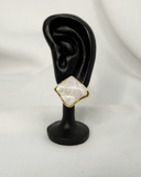 Pendientes de tachuela con esmaltado de nácar de acero inoxidable - ArmasStyle