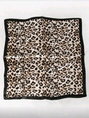 Pañuelo de saten estampado de 70*70 cm