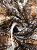 Pañuelo de saten estampado de 70*70 cm