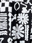 Camisa manga corta oversize estampada (No conjunto)
