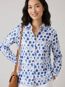 Camisa manga larga estampada