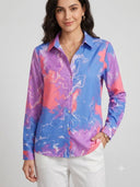 Camisa manga larga estampada