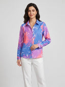 Camisa manga larga estampada