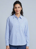 Camisa a rayas con bolsillo
