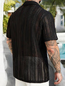 Camisa de caballero tejida