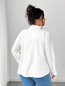 Camisa manga larga clasica unicolor