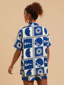 Camisa manga corta estampada