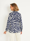 Camisa manga larga estampada curvy