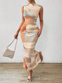 Vestido largo elegante y estilizado
