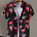 Camisa de caballero estampado