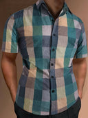 Camisa de caballero a cuadros