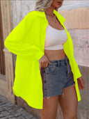 Camisa manga larga color fluorecente