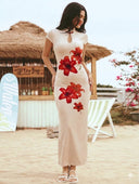 Vestido largo estilo japones