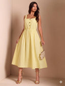 Vestido largo casual sin mangas