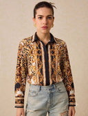 Camisa manga larga con estampado