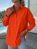 Camisa manga larga unicolor