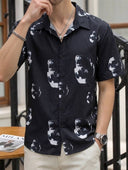 Camisa de caballero estampado calavera