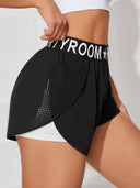 Shorts running deportivo doble