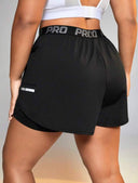 Shorts running deportivo doble curvy