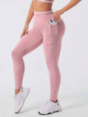 Leggins unicolor con bolsillos