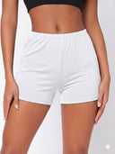 Shorts unicolor con bolsillo