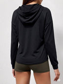 Chaqueta deportivo con cremallera y capucha