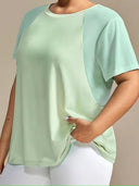 Franela deportiva manga corta curvy