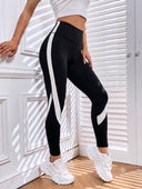 Leggins deportivo con raya blanca