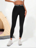 Leggins deportiva unicolor con bolsillos
