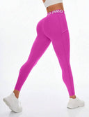Leggins deportiva unicolor con bolsillos