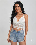 Tops crochet unicolor
