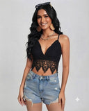 Tops crochet unicolor